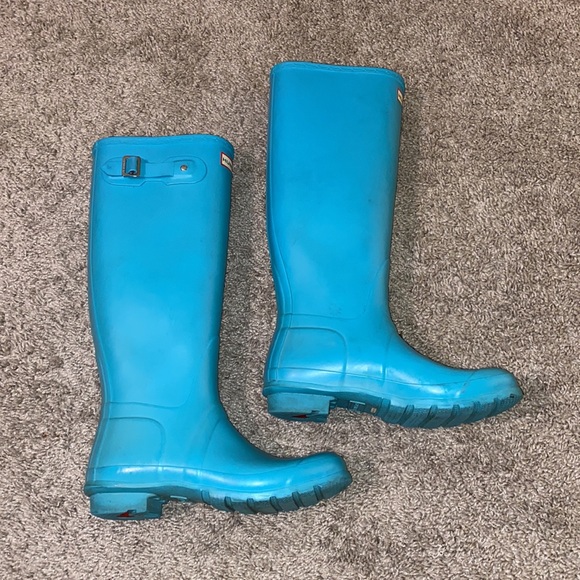 Tiffany Blue Hunter Boots - Picture 3 of 4